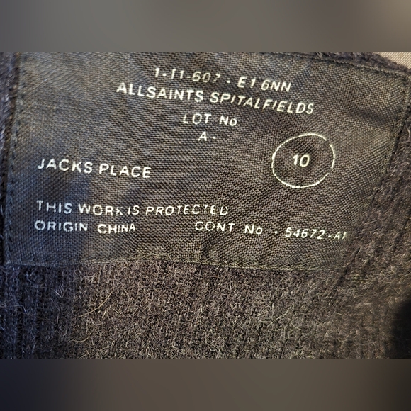 ALL SAINTS V Neck sweater - Picture 3 of 3